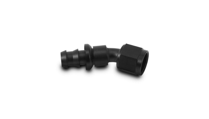 Vibrant Push-On 30 Degree Hose End Elbow FittingSize -4AN