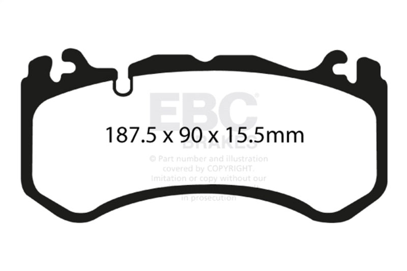 Brake Pads Redstuff Front MB 07-21