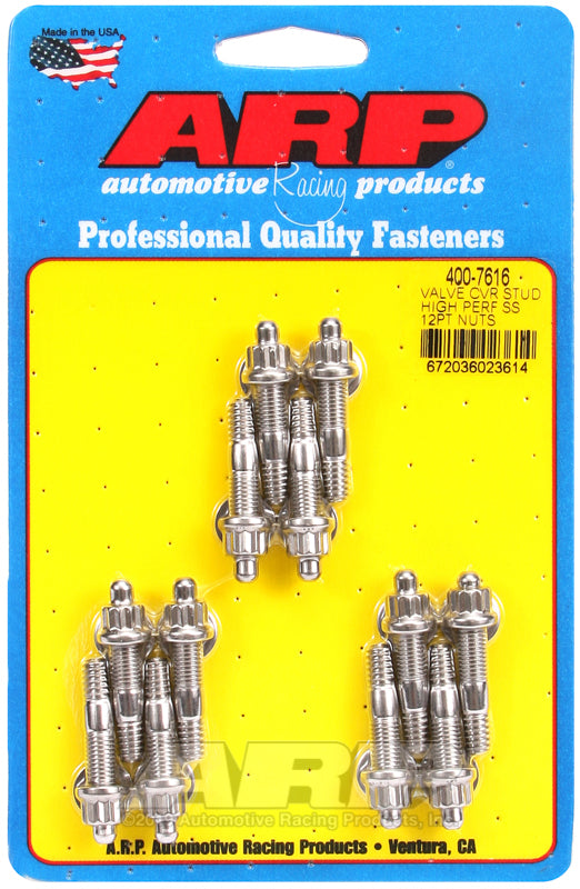 S/S Valve Cover Stud Kit 12pt. (12)