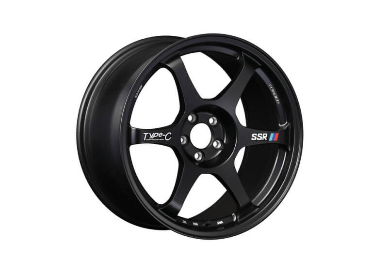 SSR Type-C Forged 18x9.5 +45 5/100 - Sprint Black Wheel