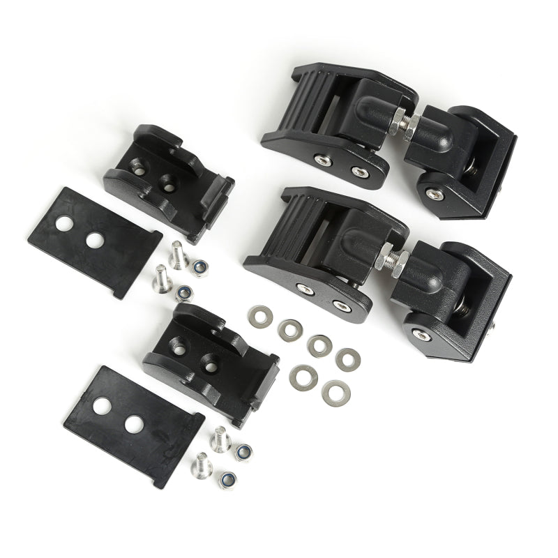 Hood Latches Black 18-   Jeep Wrangler JL