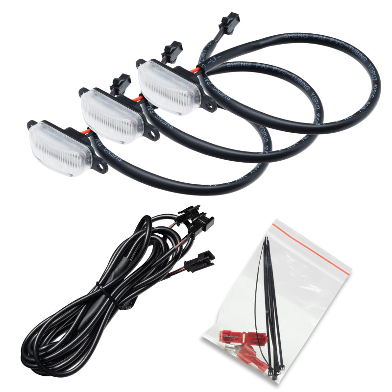 Pre-Runner Style LED Grill Light Kit Clear