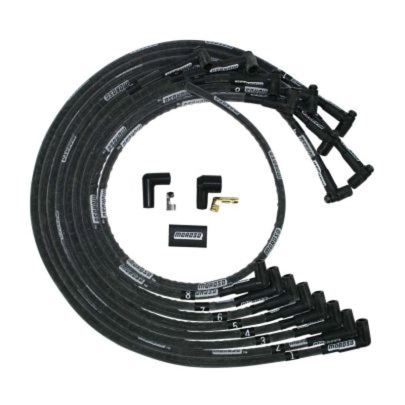 Mag-Tune Plug Wire Set SBC HEI 90-Deg Sleeved