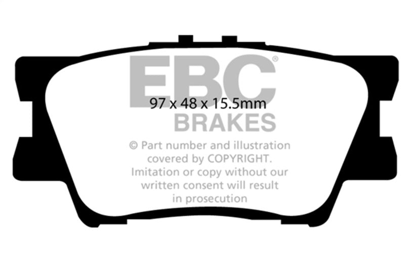 Brake Pads RedStuff Rear Toyota