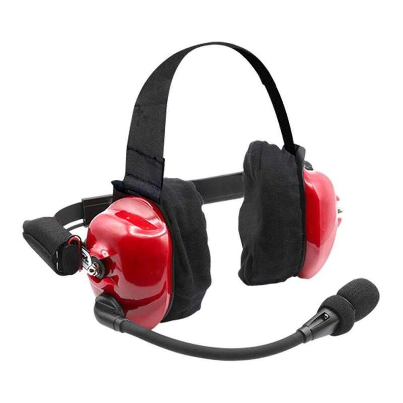 Headset Track Talk Red Linkable Intercom