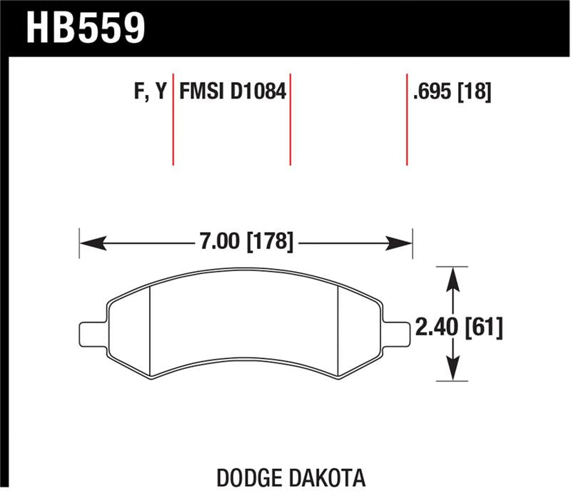 Hawk HPS Street Brake Pads