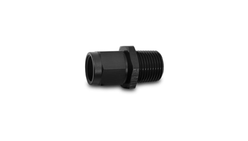 Vibrant -10AN to 3/8in NPT Female Swivel Straight Adapter Fitting