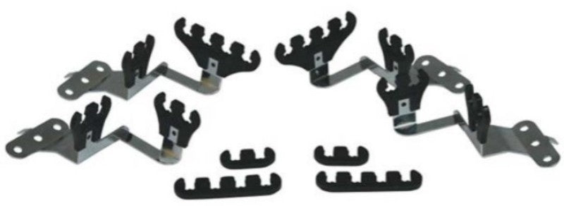 Black Wire Loom Kit For SBC Center Bolt V/C