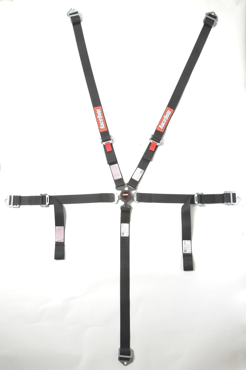 5pt Harness Set Camlock Jr Black