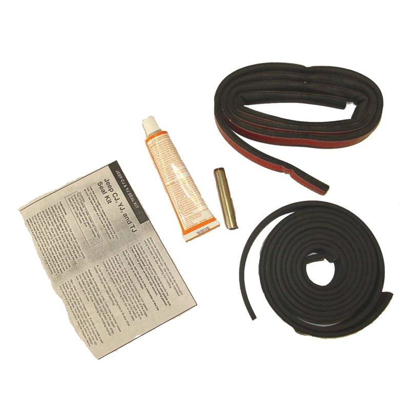 Hardtop Seal Kit with Se alant; 76-06 Jeep CJ/ Wr
