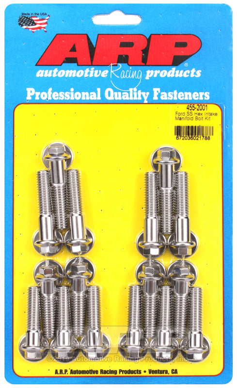 BBF S/S Intake Bolt Kit 6pt.
