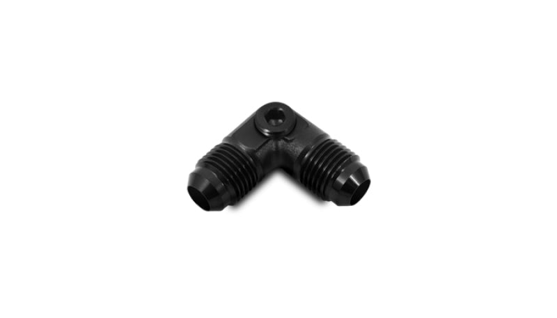 Vibrant -8AN to -8AN Male 90 Degree Union Adapter Fitting with 1/8in NPT Port