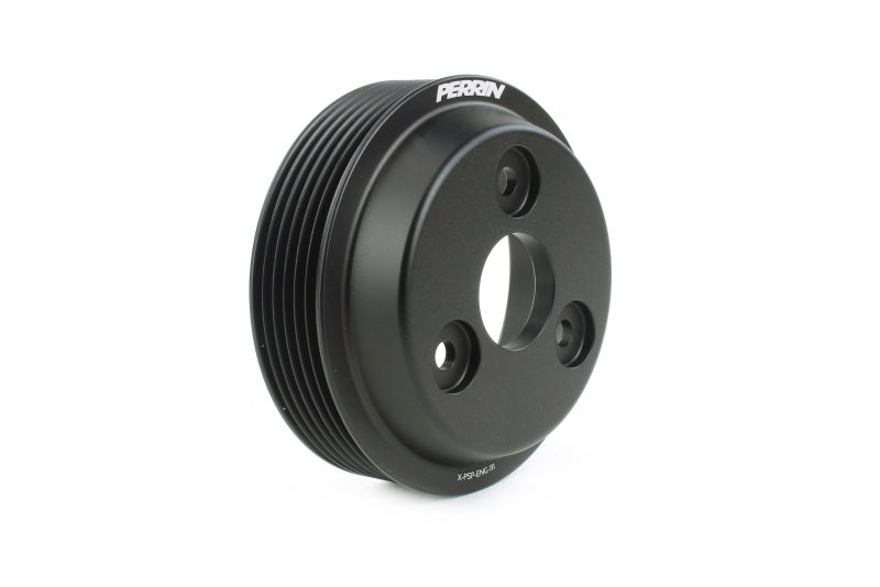 PERRIN 22-25 Subaru WRX / 21-25 Crosstrek / 20-25 LGT/OBXT/FXT Lightweight Water Pump Pulley - Black