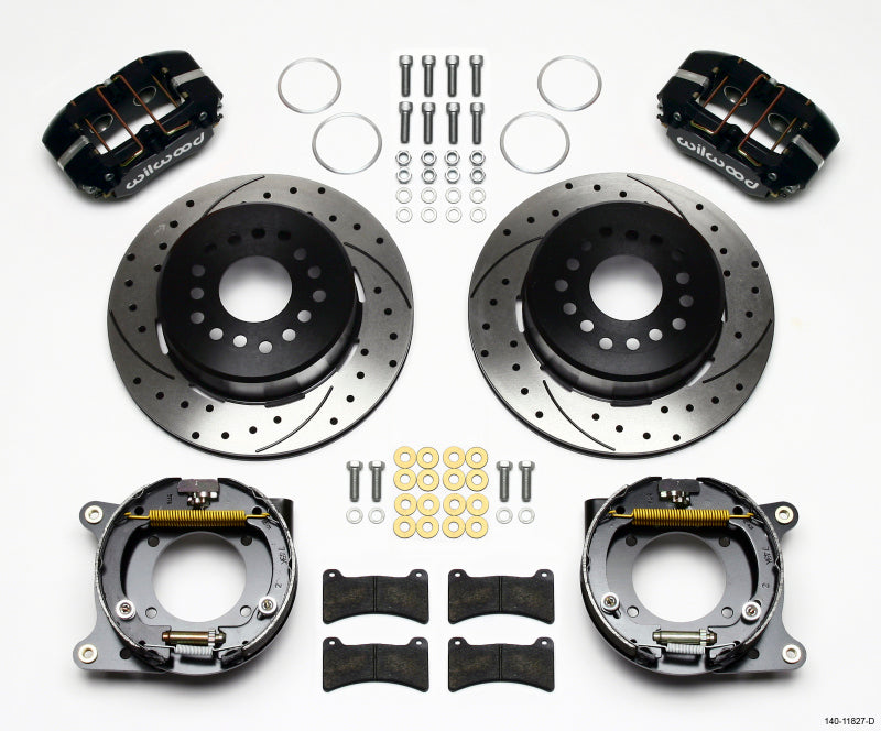 Rear Brake Kit GM w/Park Drilled