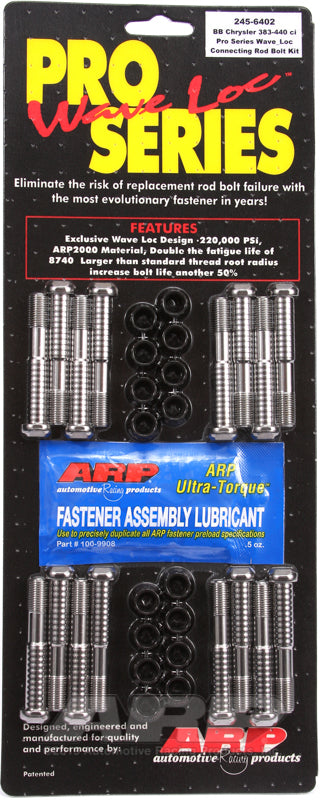 BBM Rod Bolt Kit - Fits 383-440 Wedge