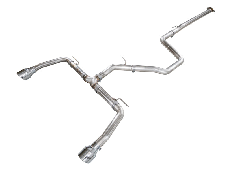 AWE 22-26 Hyundai Elantra N Track Edition Cat-Back Exhaust - Chrome Silver Tips