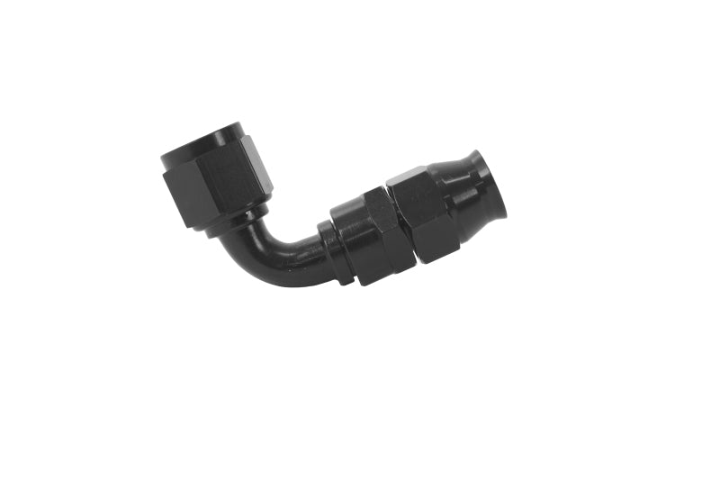 8an 90-Deg PTFE Hose End Black Anodized