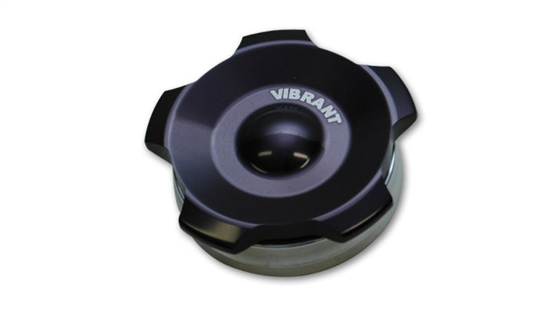 Black Alum Fill Cap w/ Alum. Weld Bung 2in