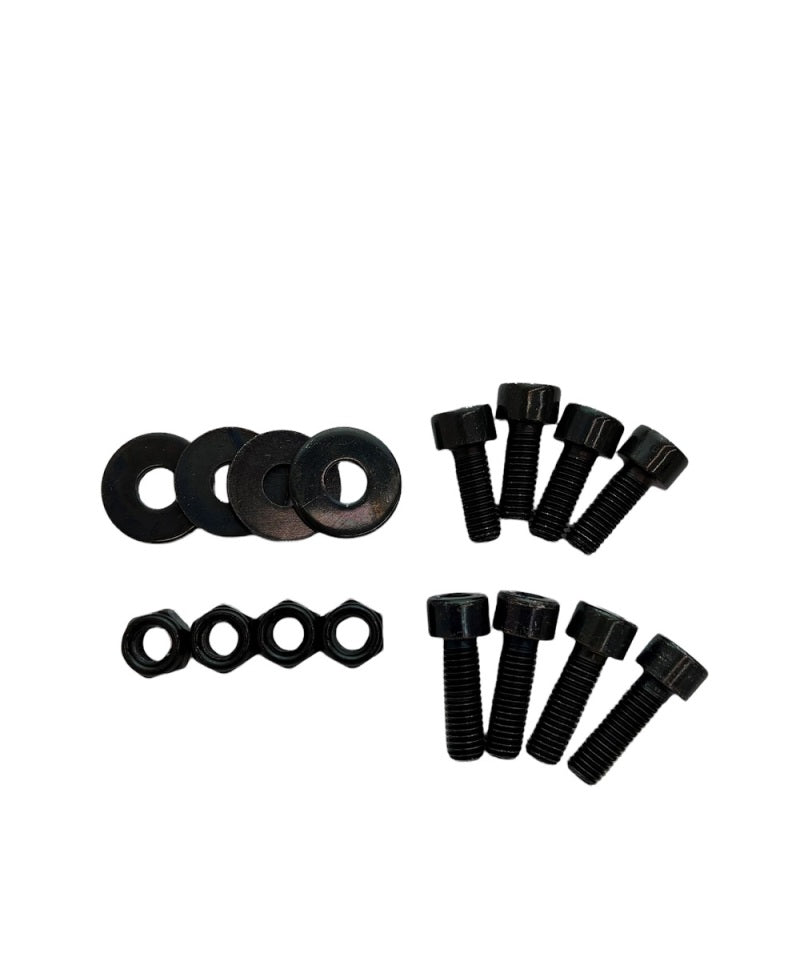 Bottom Seat Mount Hardware Kit Black Zinc