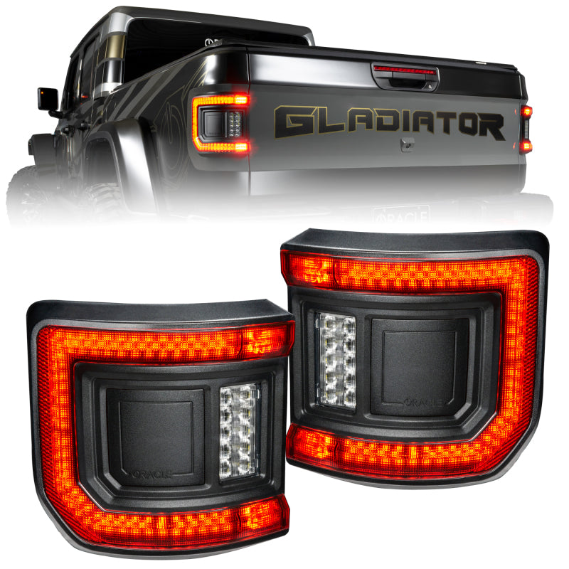 Oracle 2020+ Jeep Gladiator JT Flush Mount LED Tail Lights - Tinted Lens