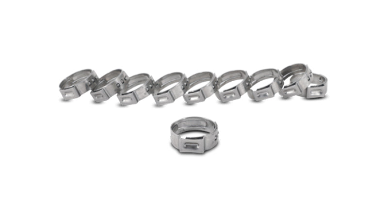 Stainless Steel Pinch Cl amps 16.0-19.2mm 10 Pack