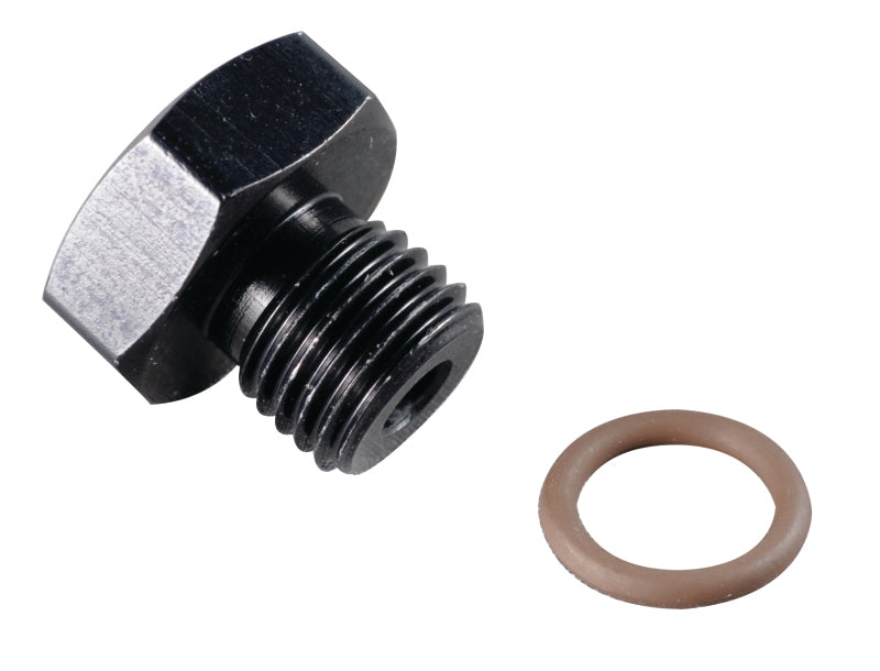 #4 Port Plug 7/16-20 Black