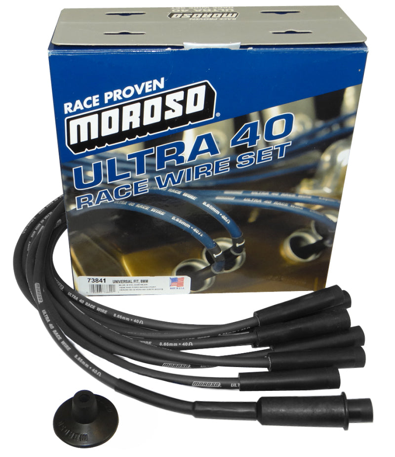 Ultra 40 Plug Wire Set Hemi Style Black