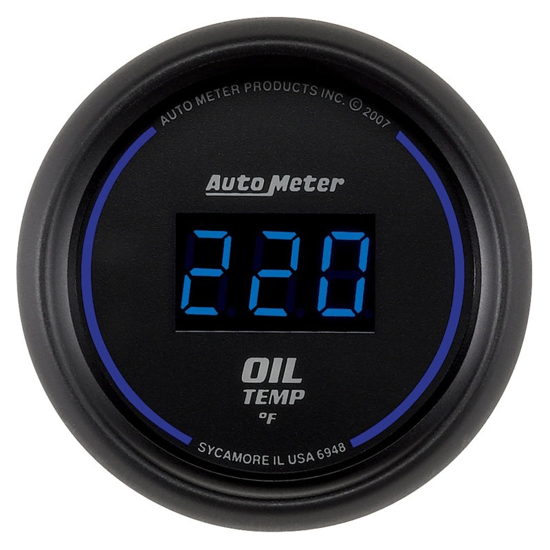 2-1/16in Cobalt Oil Temp Gauge  Digital 340F