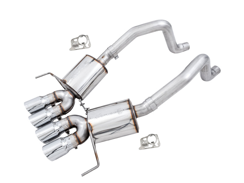 C7 Corvette Exhaust Quad Silver Tips