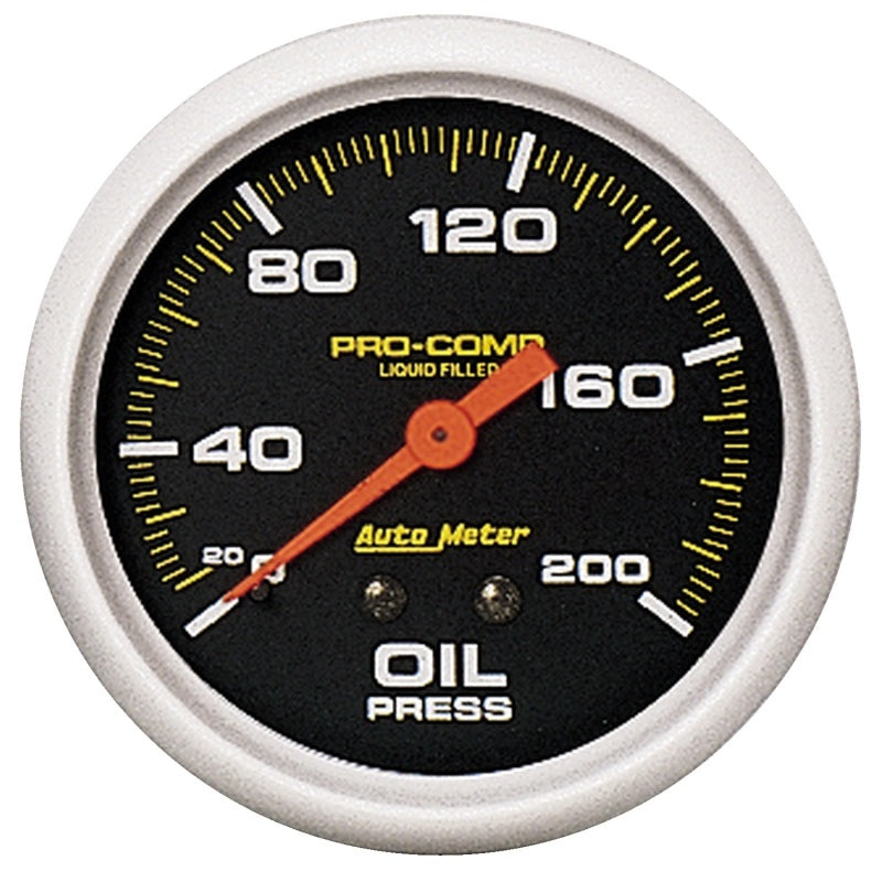 0-200 Oil Pressure Gauge