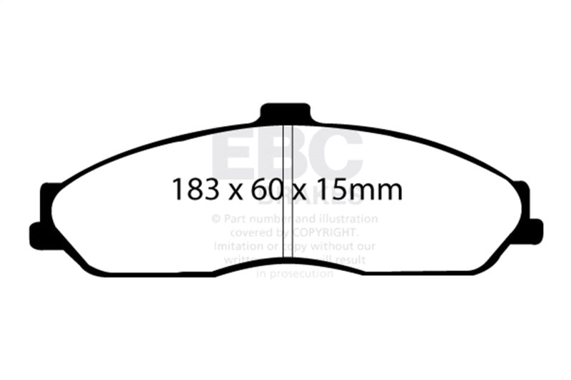 Brake Pads Yellowstuff Front C5 Corvette