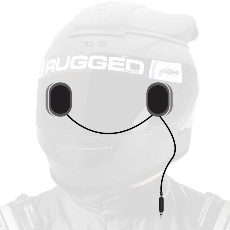 Speaker Kit Helmet Ear Cups 3.5mm Cord