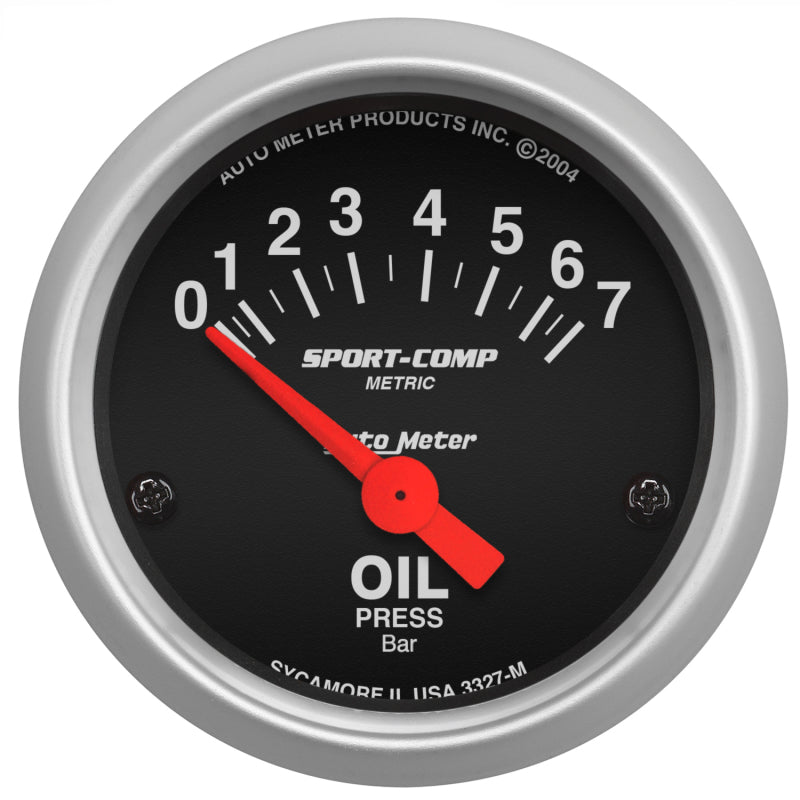 2-1/16 Mini S/C Oil Pressure Gauge - Metric