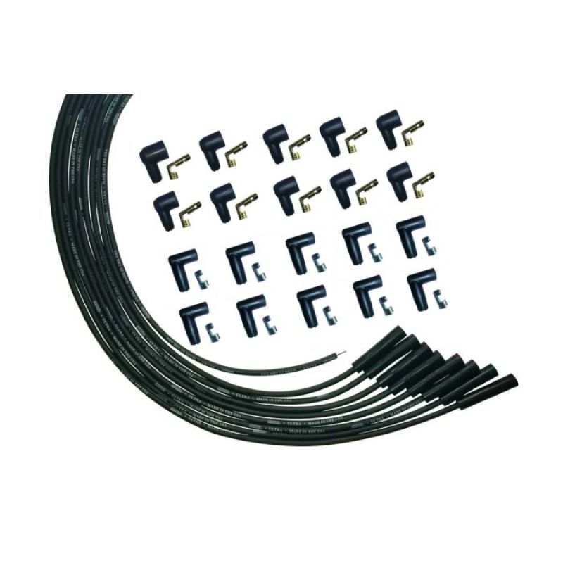 Ultra Plug Wire Set Universal V8 Black