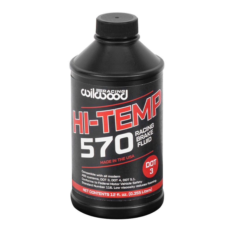Brake Fluid 570 Temp 12oz Single Bottle