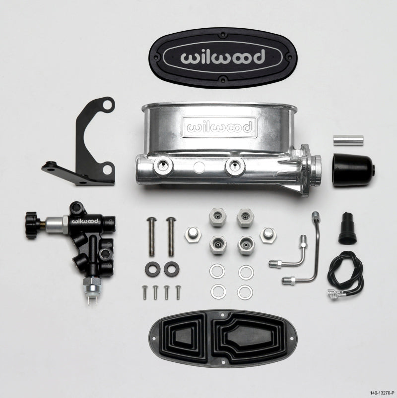Alum Tandem M/C Kit w/ Brkt & Prop Valve 1.12in
