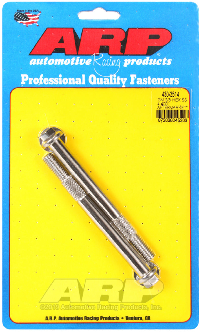 S/S Starter 6pt Bolt Kit 3/8-16 x 4.400 UHL