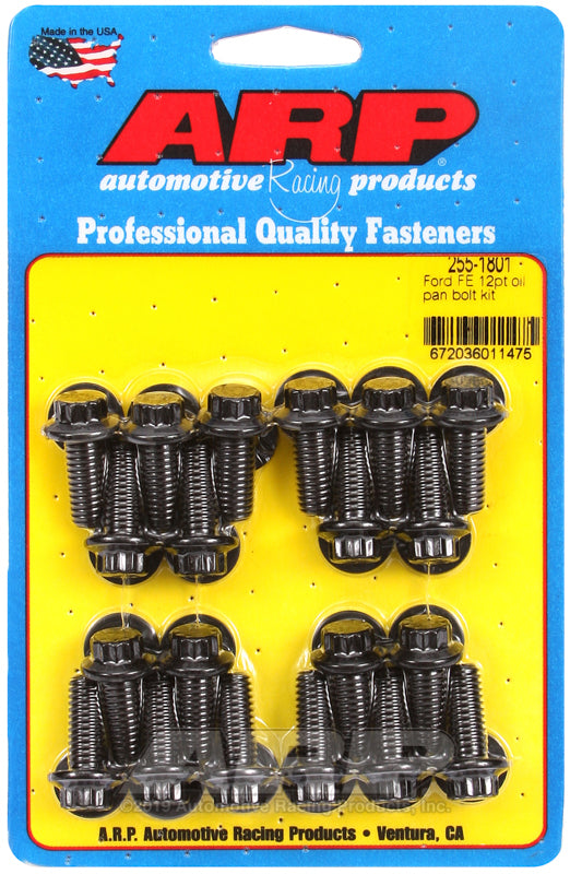 Oil Pan Bolt Kit - 12pt. Ford FE
