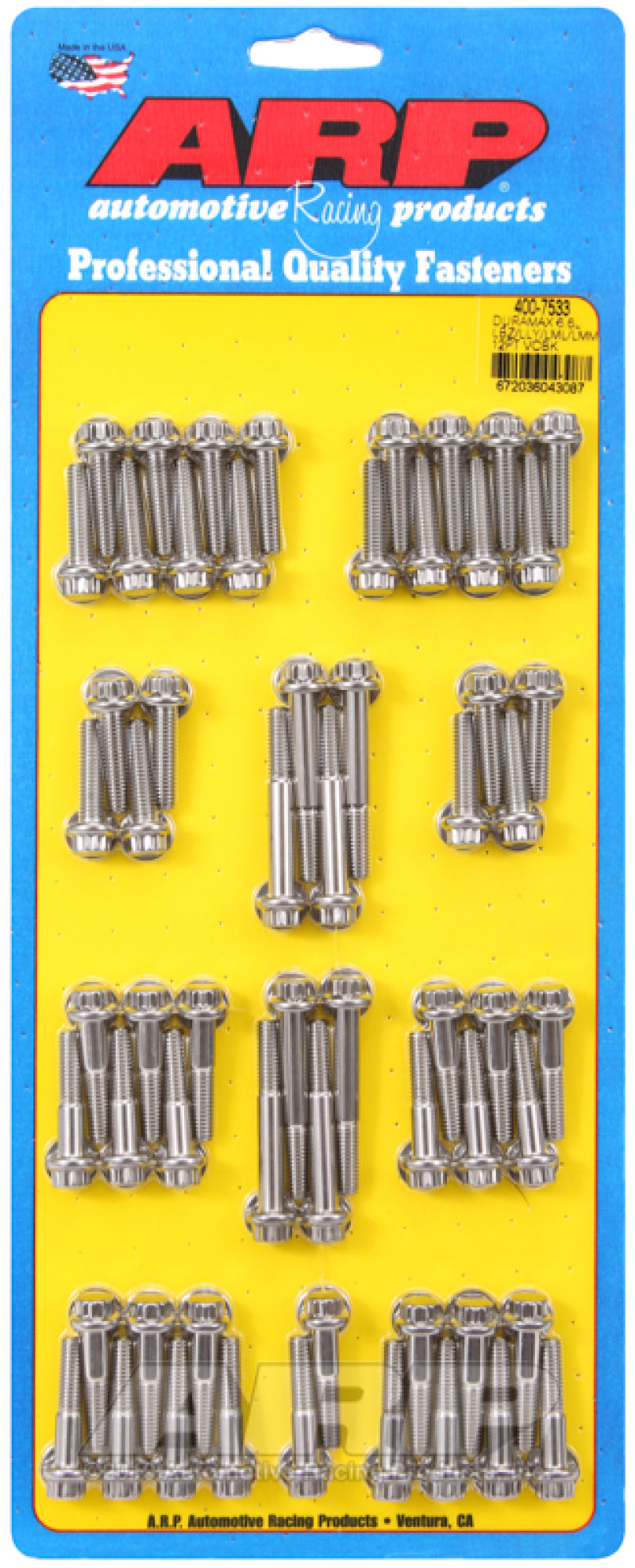 Valve Cover Bolt Kit 12pt GM Duramax 6.6L