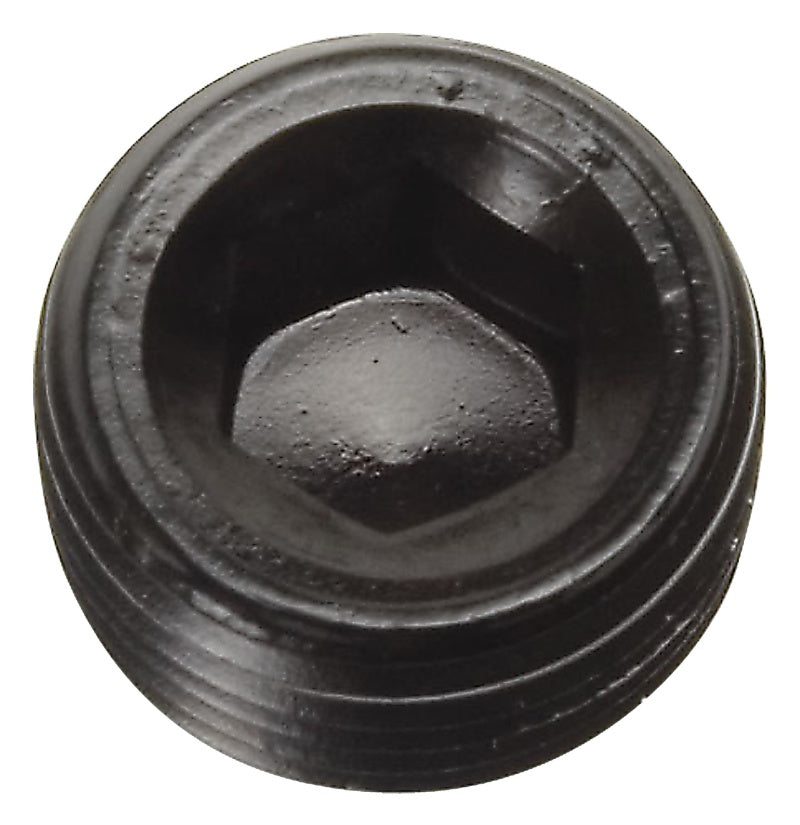 1/4 NPT Pipe Plug Allen Socket Black