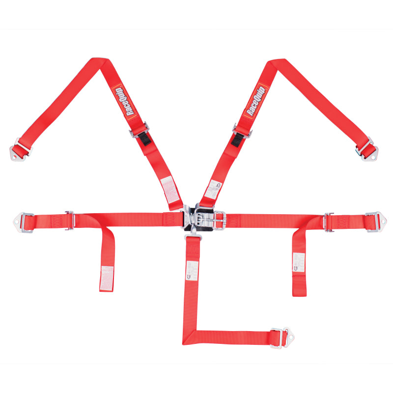 5pt Harness Set Jr LL Red