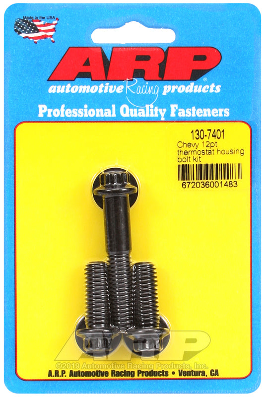 Thermostat Housing Bolt Kit 12pt Chevy V8 79-90