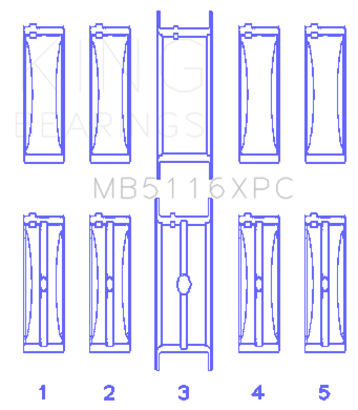 Main Bearing Set - Coated