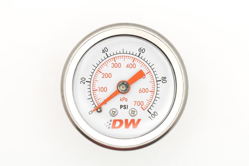 Fuel Pressure Gauge 0-100 psi 1.5in Dia.