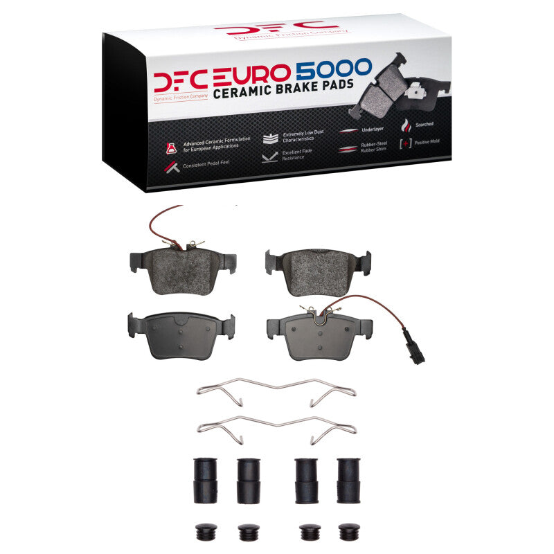DFC 17-25 Alfa Romeo Giula Rear Euro 5000 Ceramic Brake Pads and Hardware Kit