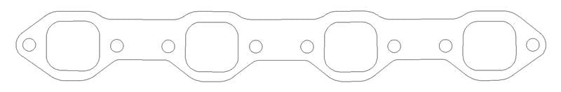 SBF Exhaust Gasket Set w/351M Heads