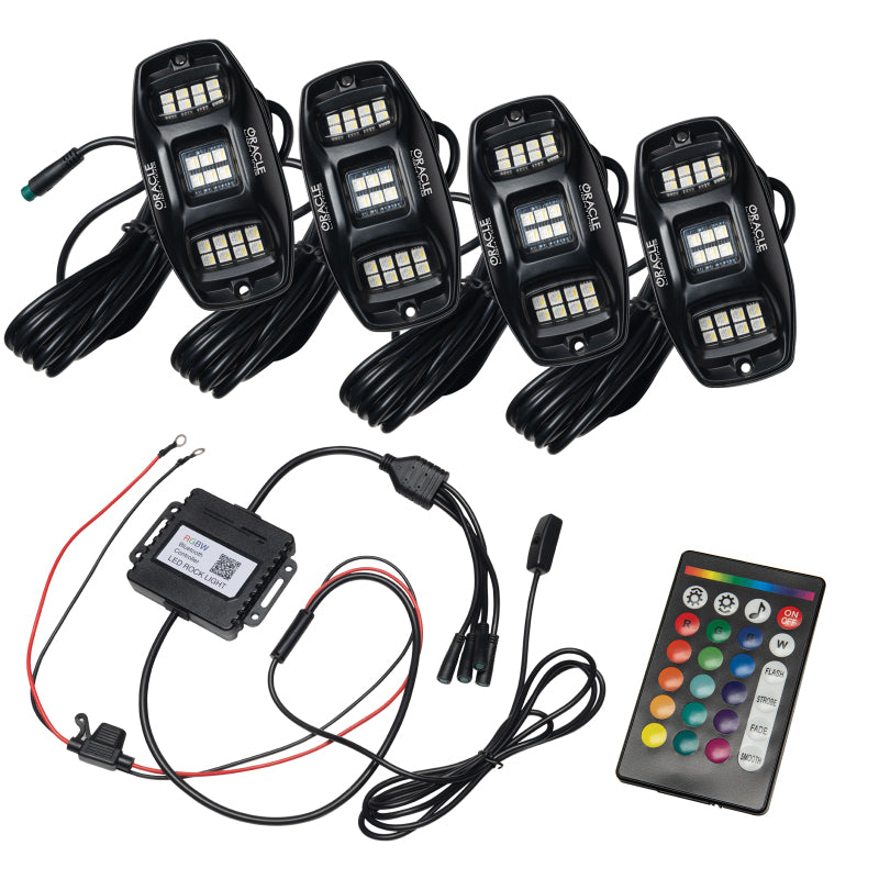 LED Wheel Well Rock Light Kit ColorShift