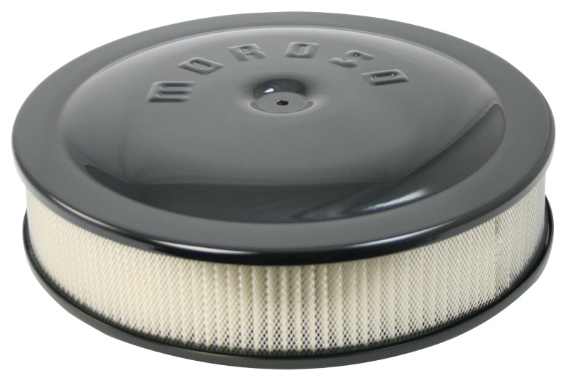 14x3 Air Cleaner Kit w/Raised Bottom Black