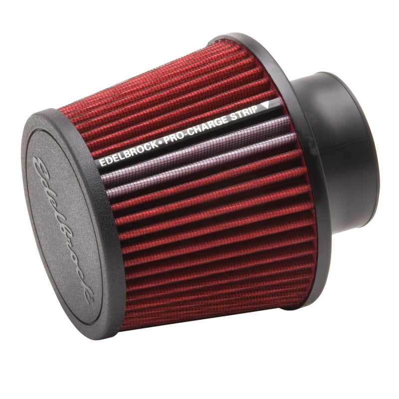 Pro-Flo Air Filter Cone 6-1/2 Tall Red/Chrome