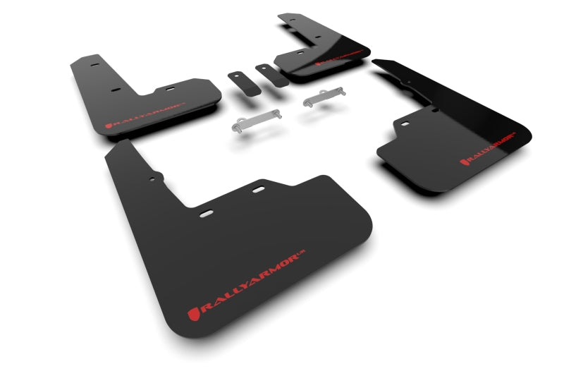 Rally Armor 22-26 Subaru WRX Black UR Mud Flap w/Red Logo